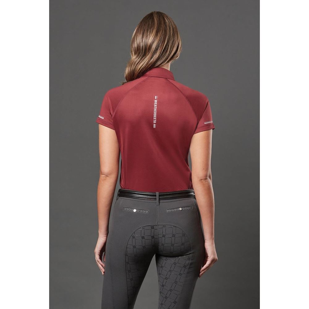 Weatherbeeta Victoria Premium Short Sleeve Top (Maroon)