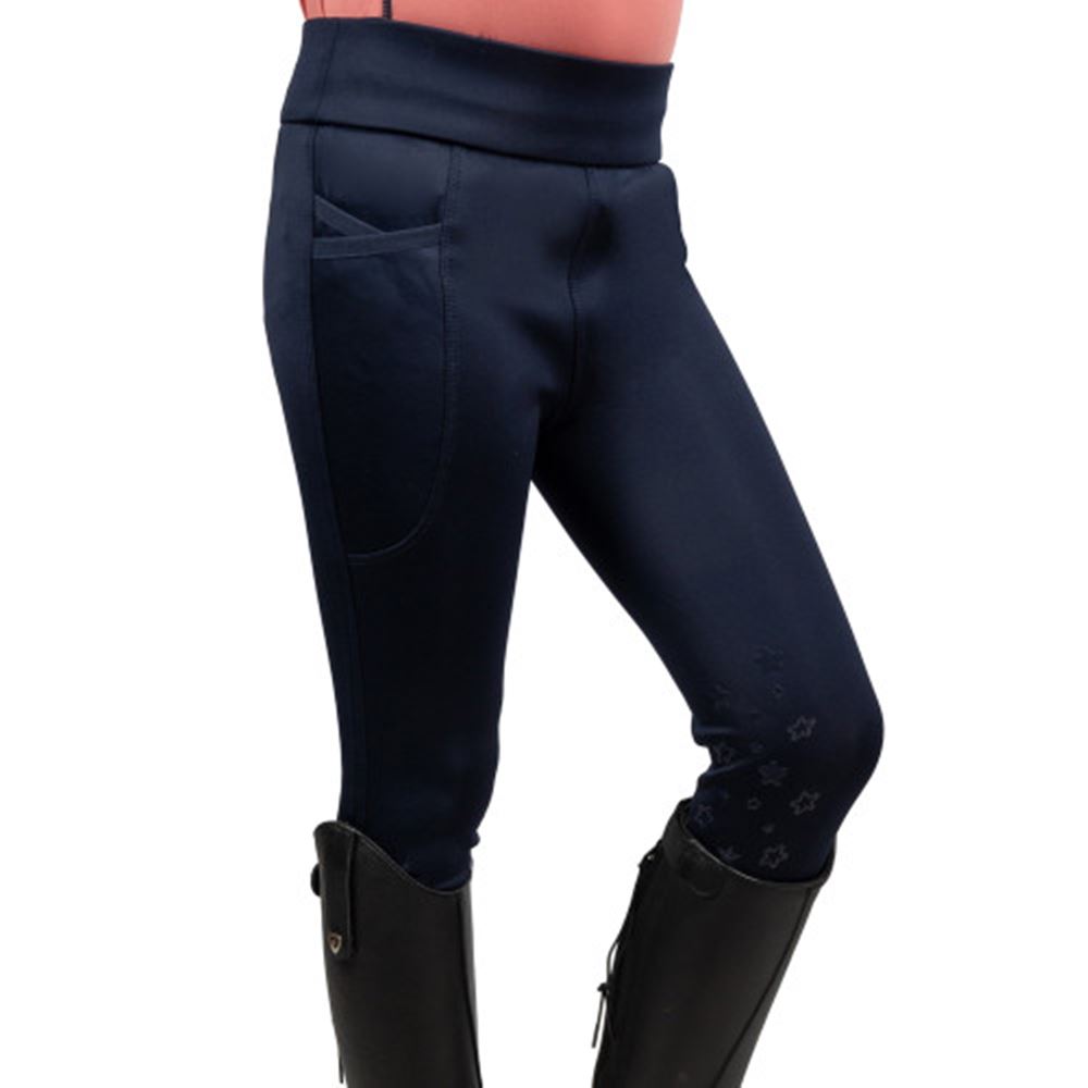 Selena Riding Tights By Little Rider (Navy/Pink)
