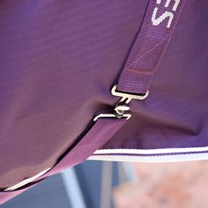 Shires Highlander Original 100 Turnout Rug & Neck Set (Plum)