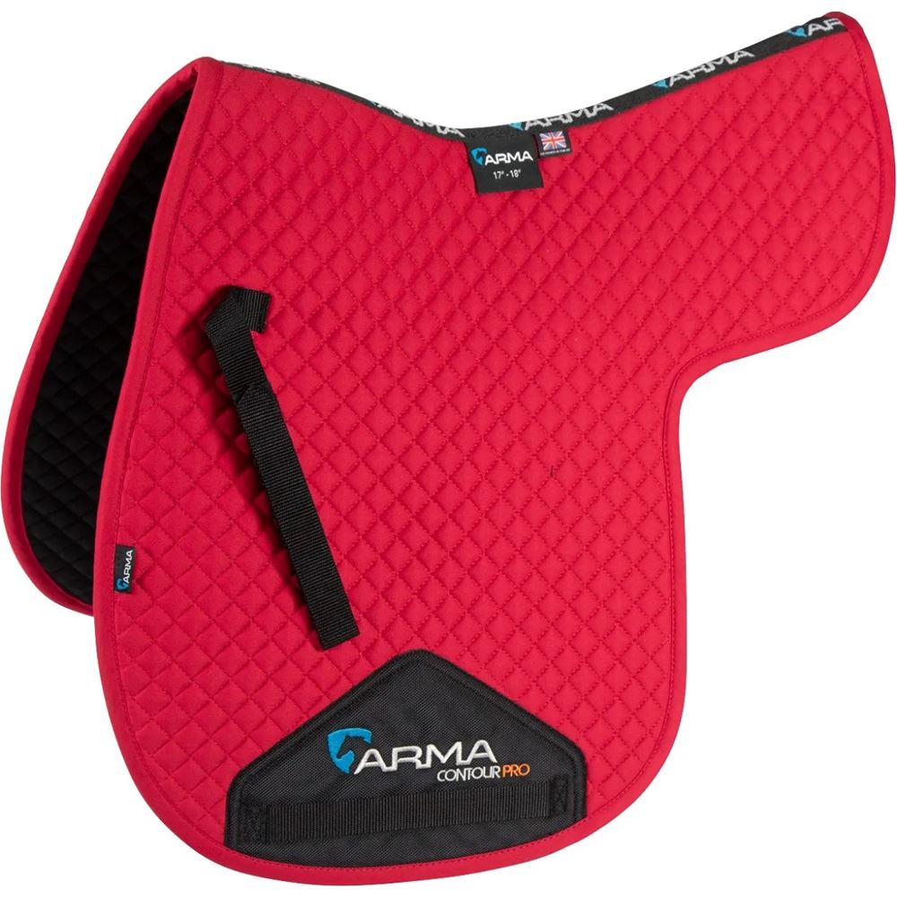 Shires ARMA Numnah (Deep Red)