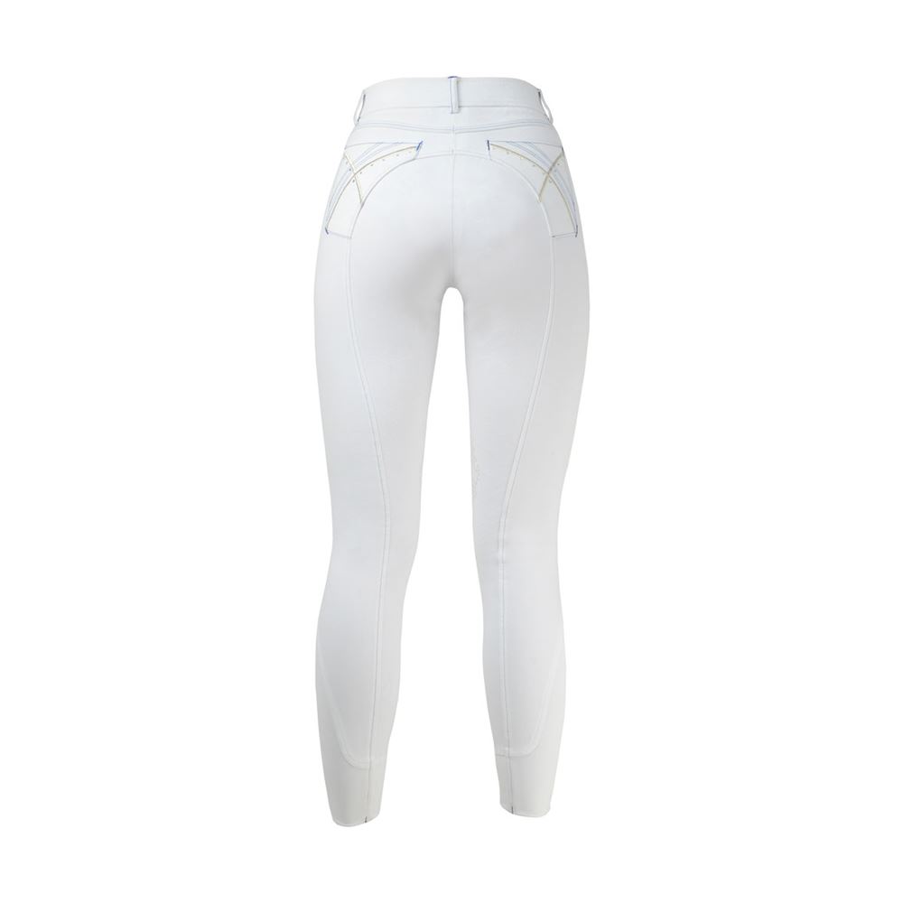 HyPERFORMANCE Olympian Ladies Breeches (White/Royal Blue)