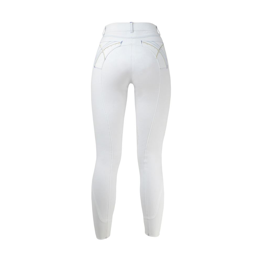 HyPERFORMANCE Olympian Ladies Breeches (White/Royal Blue)