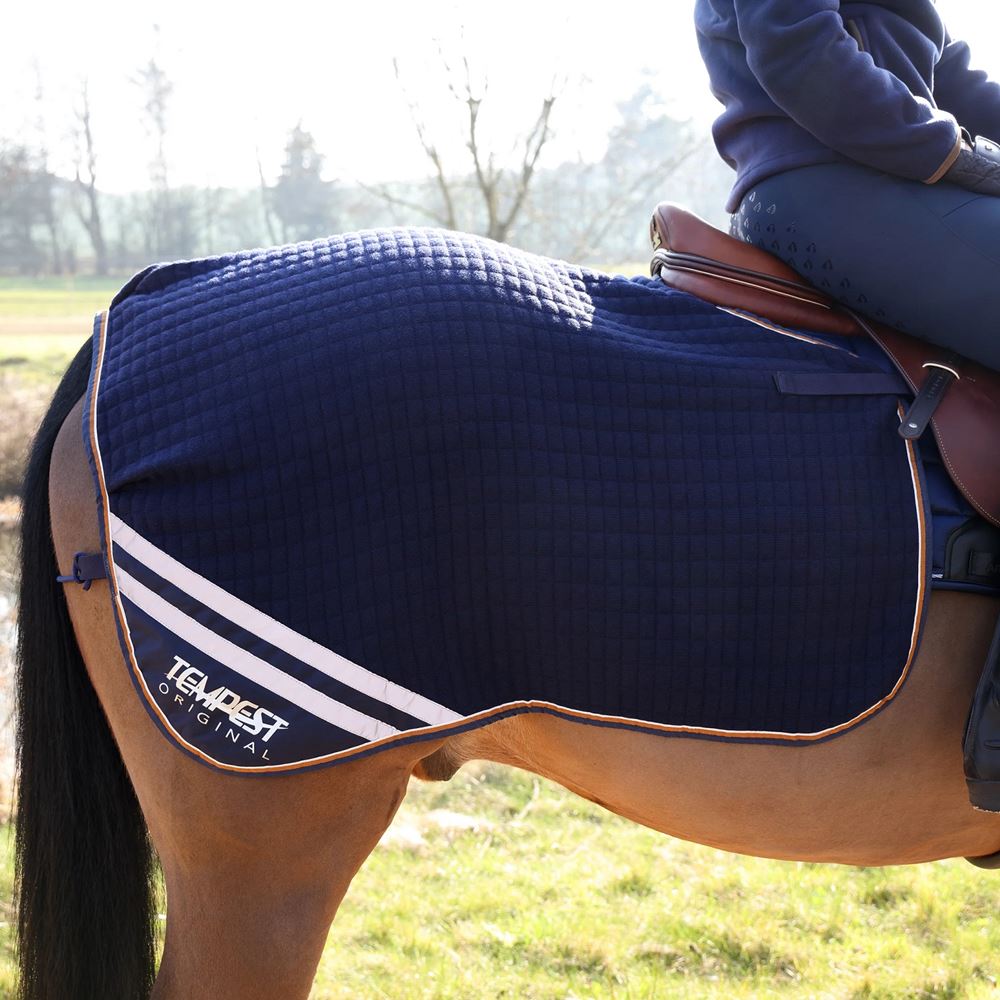 Shires Tempest Tech Cooler Quarter Sheet (Navy)