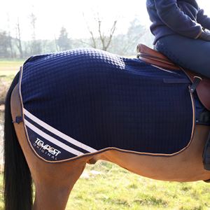 Shires Tempest Tech Cooler Quarter Sheet (Navy)