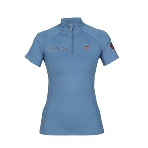 Shires Aubrion Team Short Sleeve Base Layer (Steel)