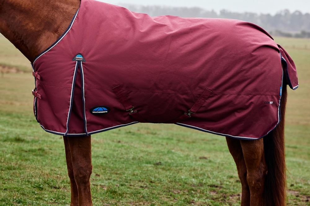 Weatherbeeta Comfitec Prelim Turnout Combo - 0g (Burgundy/Navy)