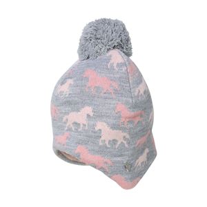 Hy Equestrian Flaine Children's Hat (Grey/Pink)