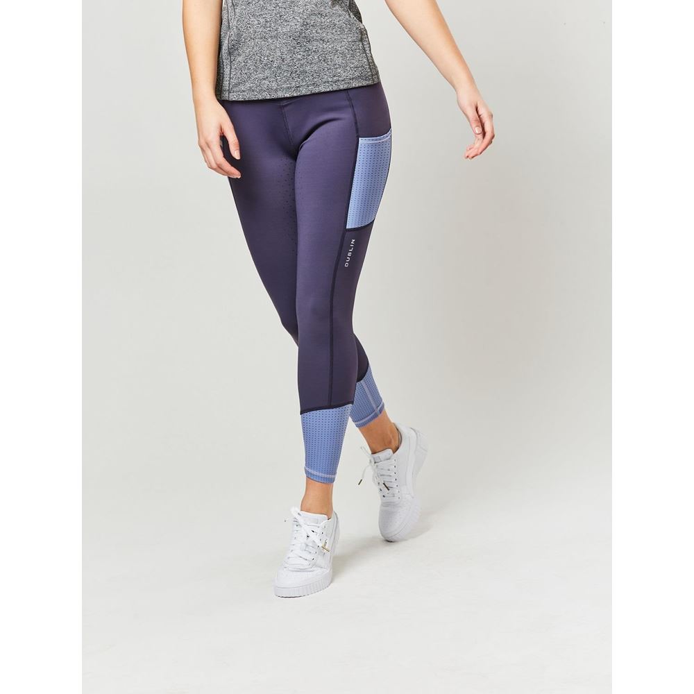 Dublin Power Performance Mid Rise Colour Block Tights