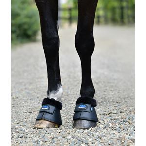 Weatherbeeta Tough-Tec Fleece Trim Bell Boot (Black)