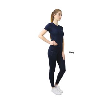 Hy Equestrian Synergy Riding Tights (Navy - L) *Clearance*
