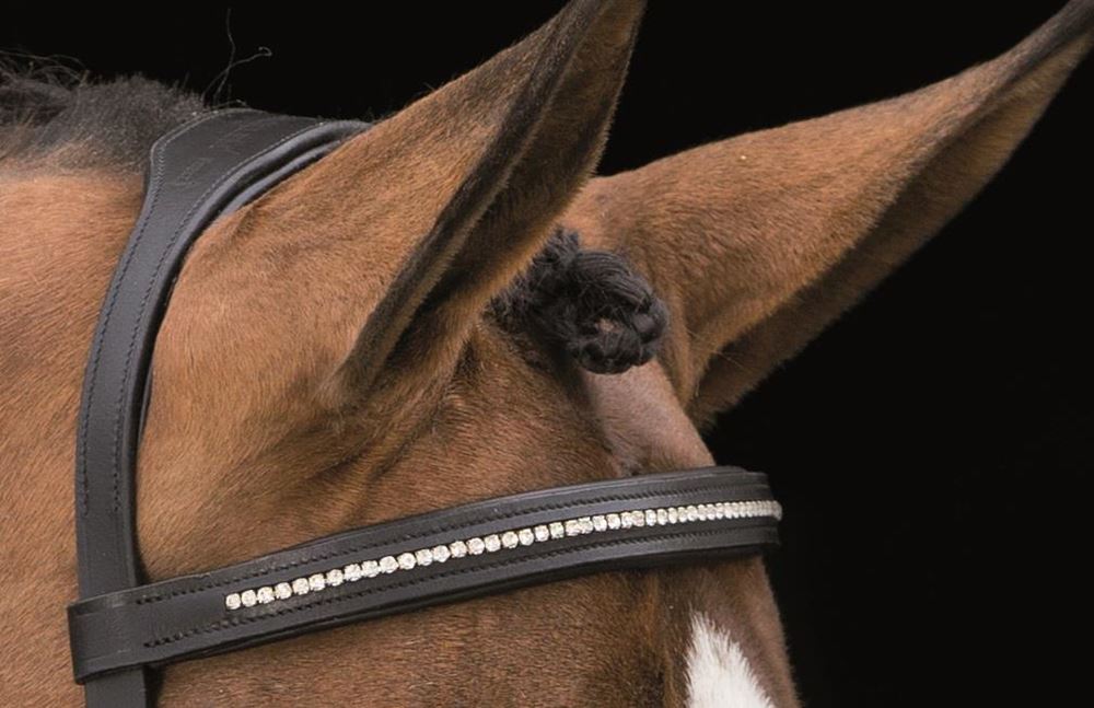 Rambo Micklem Diamante Competition Bridle (No reins)