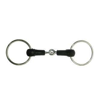 Korsteel Hard Rubber Jointed Loose Ring Snaffle Bit
