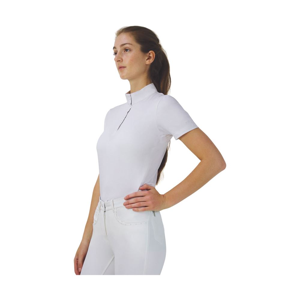 Hy Equestrian Suki Show Shirt (White)