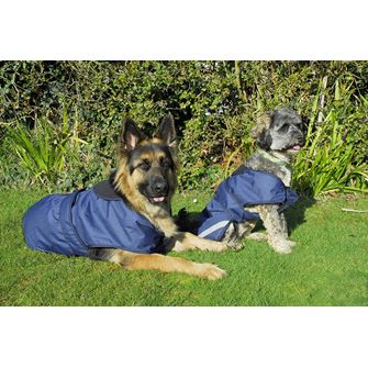 Rhinegold Highland Waterproof Dog Coat (Navy)