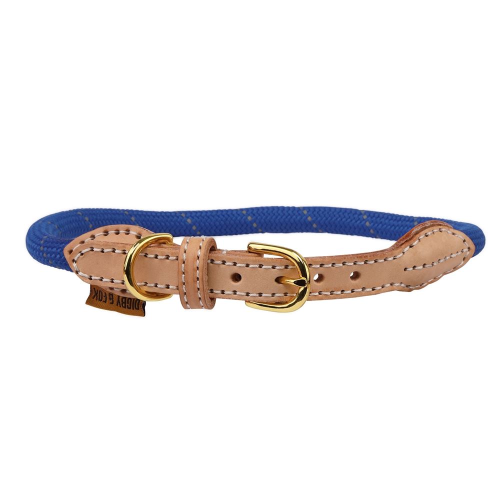 Shires Digby & Fox Reflective Dog Collar (Royal)