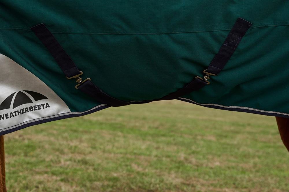 Weatherbeeta Comfitec Plus Dynamic Turnout Detach-A-Neck - 100g (Forest Green/Navy)