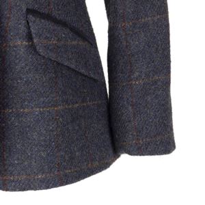 Shires Aubrion Saratoga Jacket - Young Rider (Juniper Navy Check)