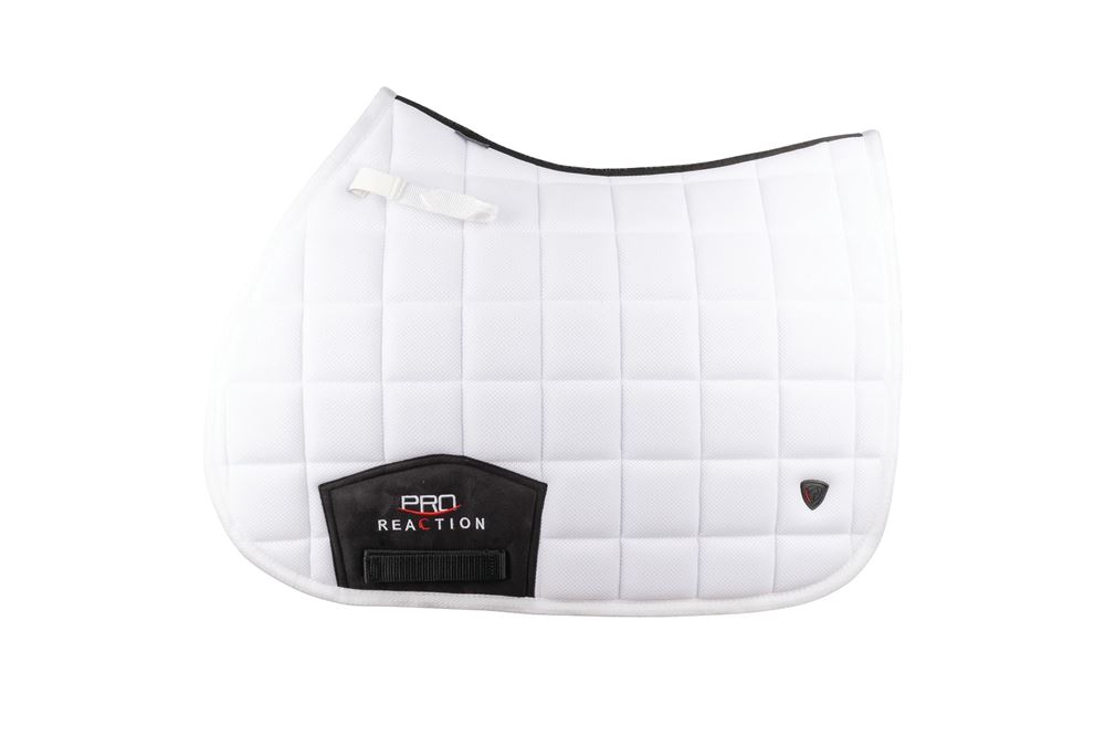 ProReaction 3D Mesh GP Saddle Pad by Hy Equestrian (White)