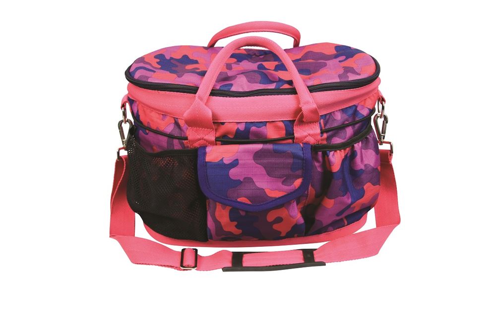 Hy Equestrian DynaForce Grooming Bag (Raspberry/Navy)