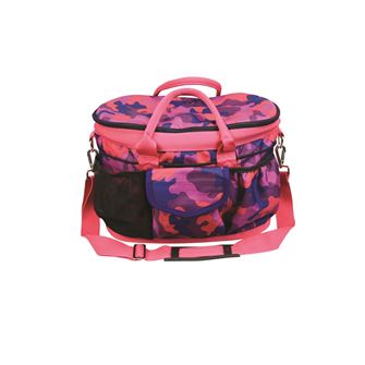 Hy Equestrian DynaForce Grooming Bag (Raspberry/Navy)