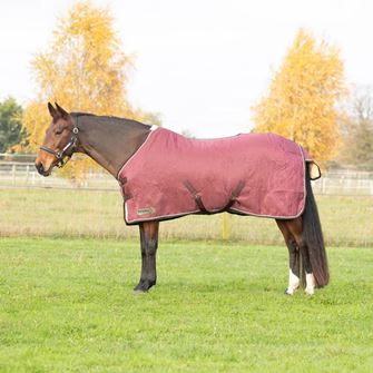 Hy Equestrian StormX Empra Luxury Show Rug (Burgundy/Cream)