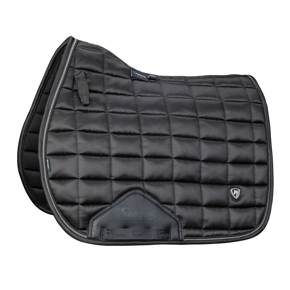 Shires ARMA Eltar Satin GP Saddlecloth (Black)