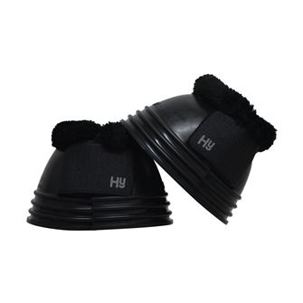 Hy Equestrian Fleece Topped Ringed Overreach Boots