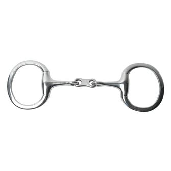 Korsteel Stainless Steel French Link Eggbutt Snaffle Bit