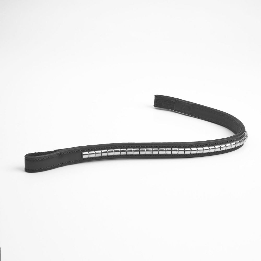 Shires Velociti Rapida Clincher Browband (Black/Silver)