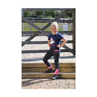 Unicorn Magic Breeches by Little Rider (Navy/Pretty Pink)