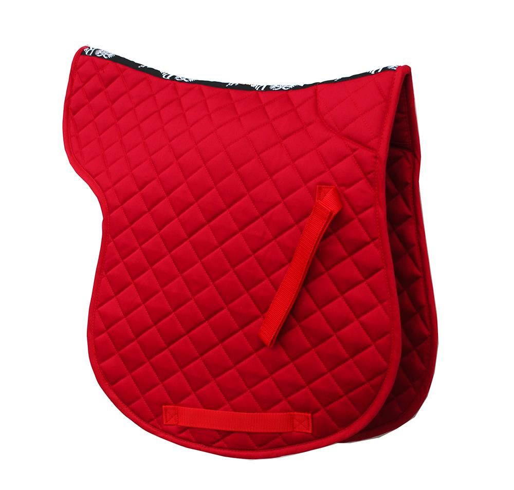 Rhinegold Cotton Quilted GP Numnah (Red)