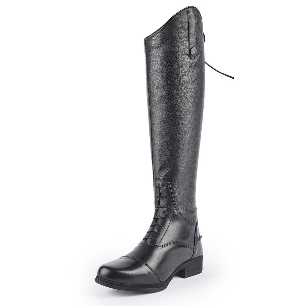 Shires Moretta Gianna Leather Riding Boots - Regular Height (Black)