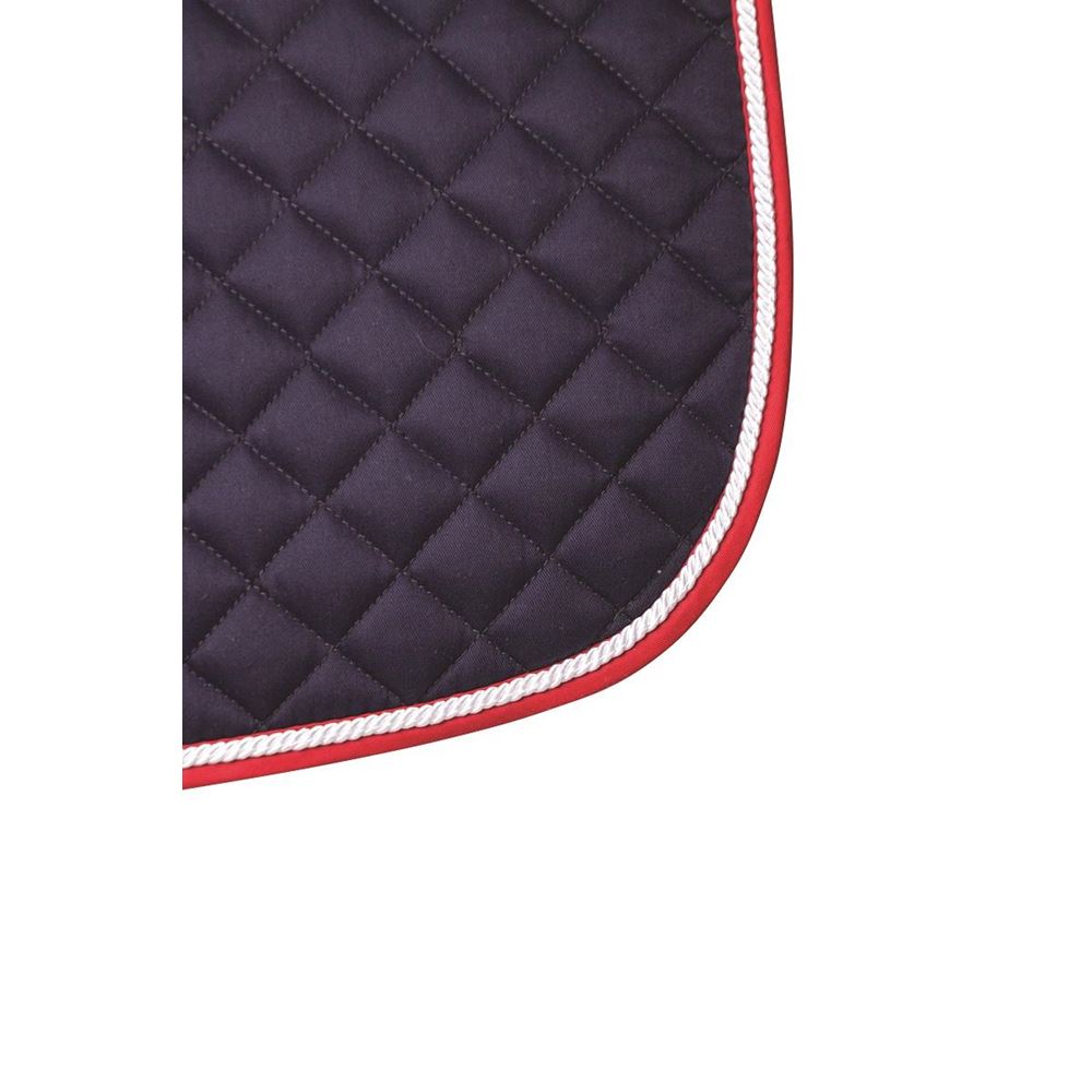 Hy Equestrian Splendid Showjump Saddle Pad (Navy/Red/White)