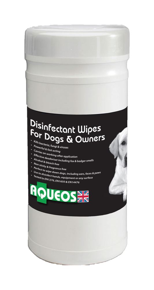 Aqueos Canine Disinfectant Wipes 200 wipes