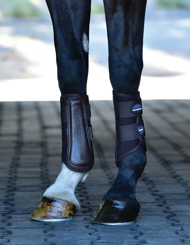 Weatherbeeta Tough-Tec Prime Brushing Boots (Brown)