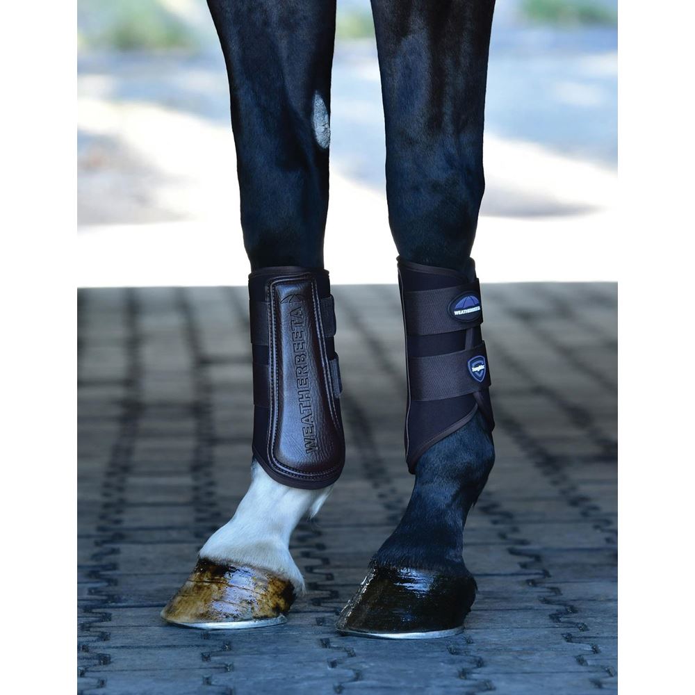 Weatherbeeta Tough-Tec Prime Brushing Boots (Brown)