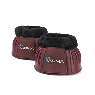 Shires ARMA Fleece Topped Over Reach Boot (Black Cherry)