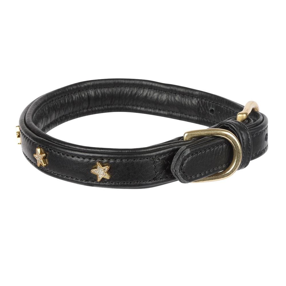 **barcodes** Digby & Fox Star Dog Collar - XS, XXS (Black)
