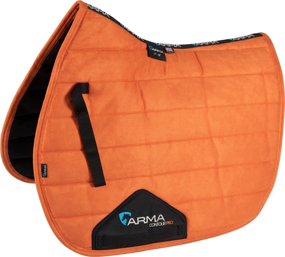 Shires ARMA High Wither Suede Comfort Pad (Raspberry)