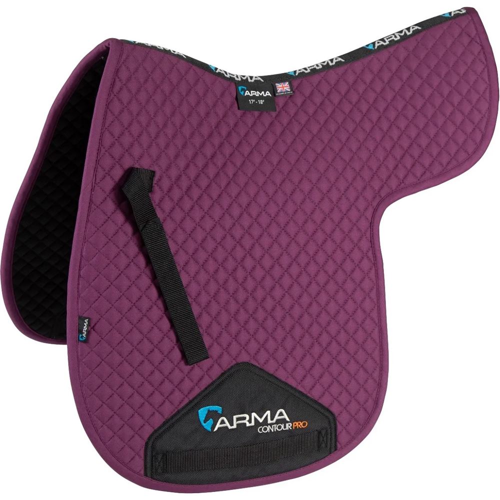 Shires ARMA Numnah (Plum)