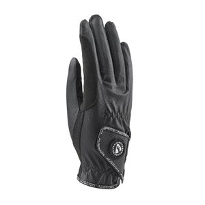 Shires Aubrion Aachen FlexFit Adults Riding Gloves (Black)