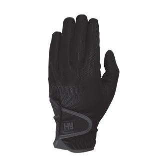 Hy Equestrian Cottenham Elite Riding Gloves - Adult (Black)
