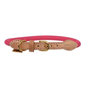 Shires Digby & Fox Reflective Dog Collar (Pink)