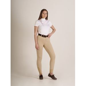 Gallop Ladies Full Silicone Seat Breeches (Beige)