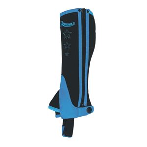 Rhinegold Children’s Synthetic Half Chaps (Blue)