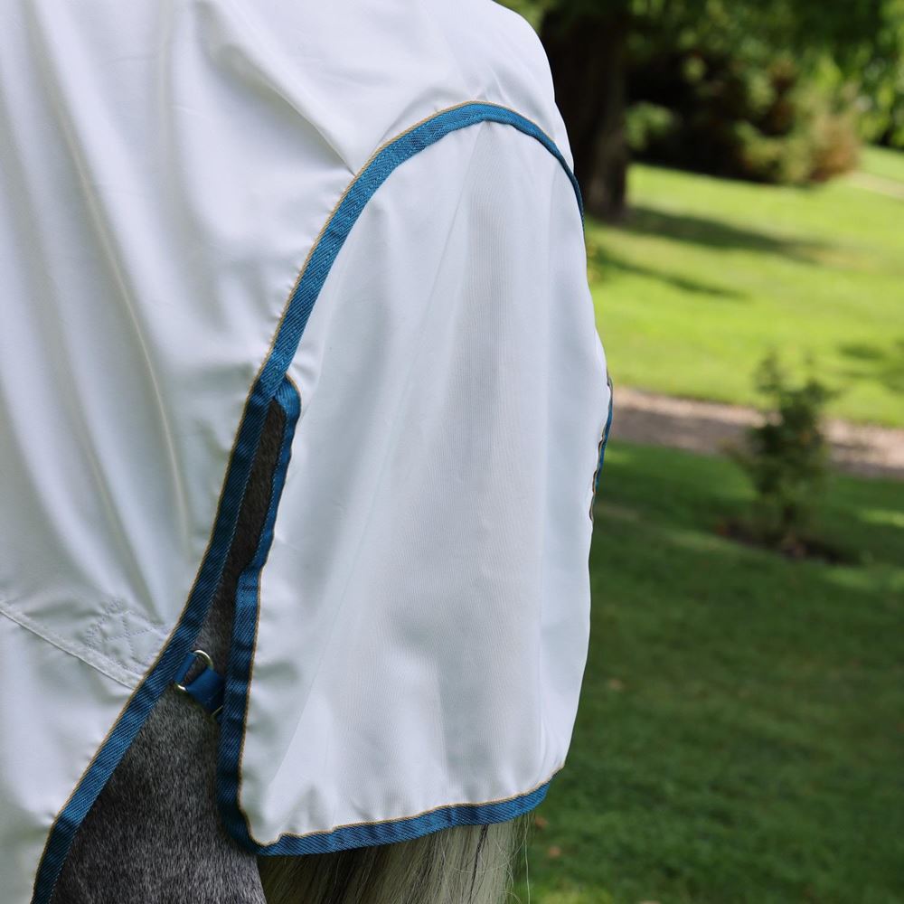 Shires Tempest Plus Sweet-Itch Combo (White)