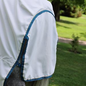 Shires Tempest Plus Sweet-Itch Combo (White)