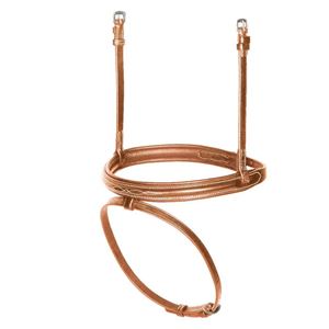 Shires Avignon Padded Raised Flash Noseband (Oak)