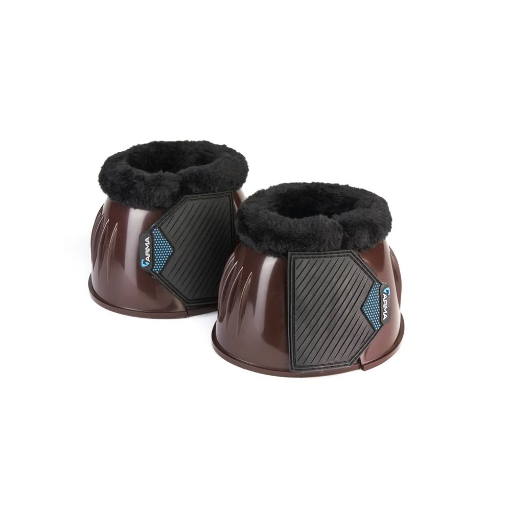 Shires ARMA Comfort Gloss Over Reach Boots (Brown)