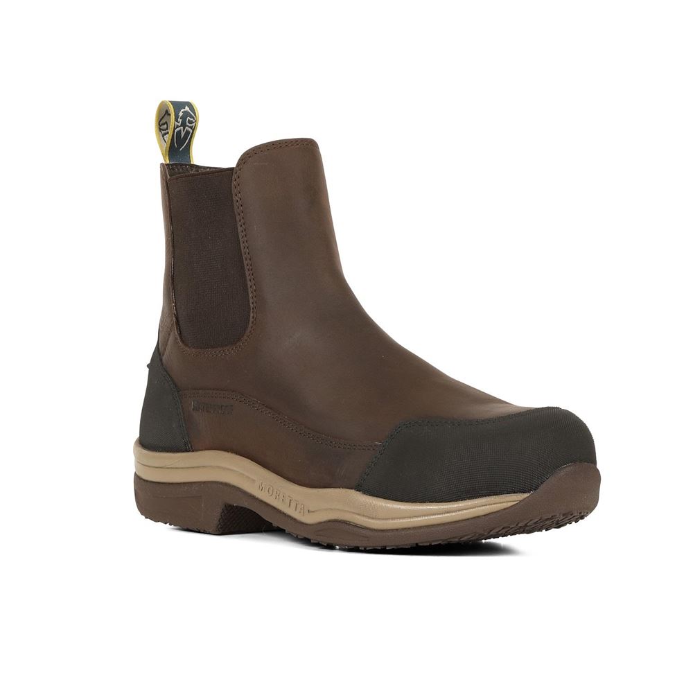 Shires Moretta Genoa XGrip Jodhpur Boots (Brown)